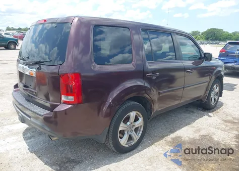 2014 Honda Pilot Ex-L from USA, damaged, VIN 5FNYF3H51EB008989